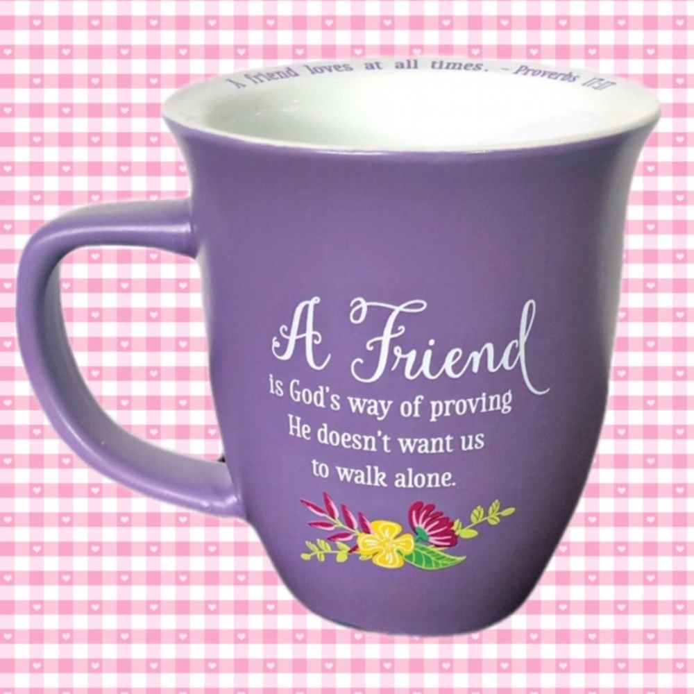 Friendship Inspirational Gift 10 Oz.Mug by Abbey